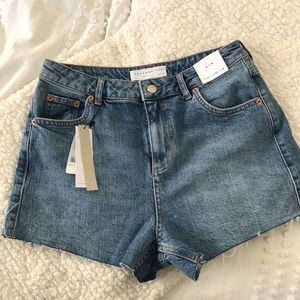 Topshop Denim Mom Shorts